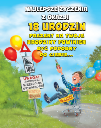 Najlepsze życzenia z okazji 18 urodzin